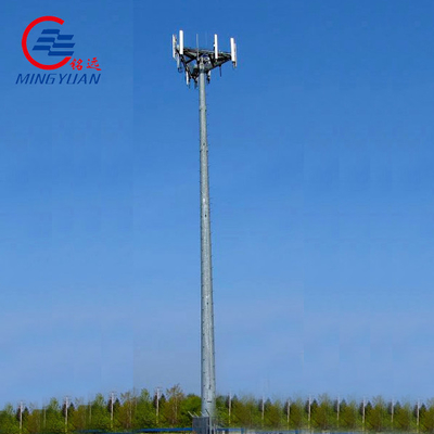 Torre unipolare 25m dell'antenna radiofonica di telecomunicazione di GSM 30m galvanizzati