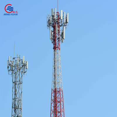 Le Telecomunicazioni mobili della grata della torre di antenna radiofonica della immersione calda di angolo