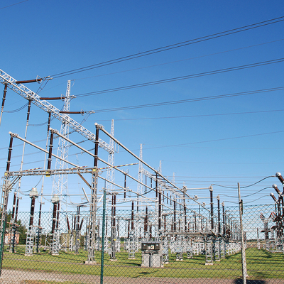 Trasmissione ferroviaria della torre della struttura del cavalletto della sottostazione di angolo 220kv