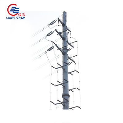 torre d'acciaio del trasporto di energia di comunicazione dei pali del cavalletto 138kV per la linea di trasmissione elettrica