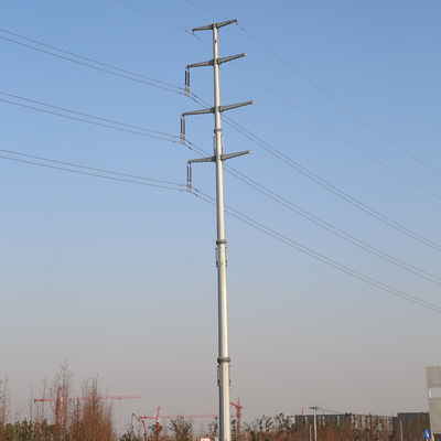 L'impianto elettrico immerso caldo Pali del metallo ha galvanizzato la torre ad alta tensione della trasmissione