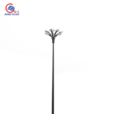 l'iluminazione pubblica solare Q235b dell'alto albero di 15-55m ha galvanizzato Palo con il sistema di sollevamento automatico