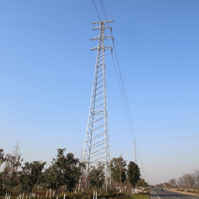 Potere ad alta tensione Q235b di alta tensione di angolo della torre elettrica della trasmissione dell'ANSI