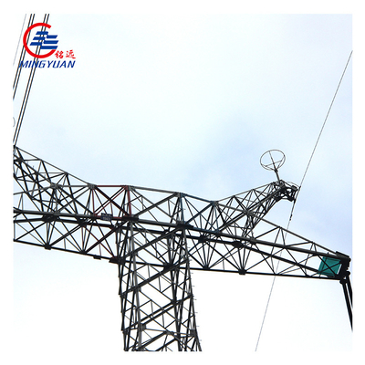 La immersione calda ha galvanizzato la torre d'acciaio di tensione media per la linea elettrica
