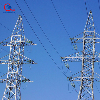 Q355B ad alta tensione ha galvanizzato la torre d'acciaio elettrica per il trasporto di energia