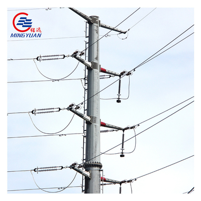 Potere Palo tubolare d'acciaio di elettricità per la linea di distribuzione e della trasmissione