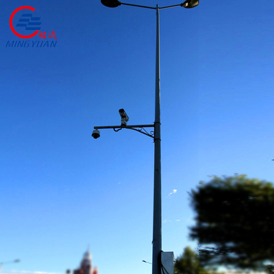 L'acciaio Palo del CCTV montato macchina fotografica ha galvanizzato pratico ottagonale del metallo del monitoraggio di sicurezza