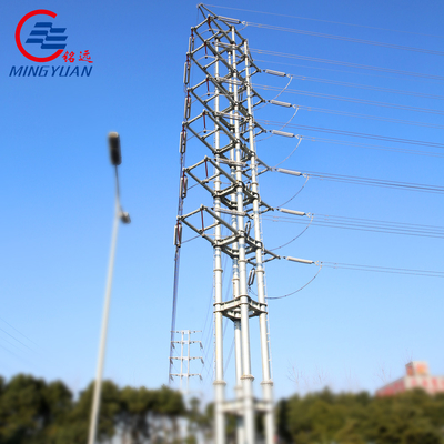 Torre di trasmissione elettrica 750kv Acciaio tubolare